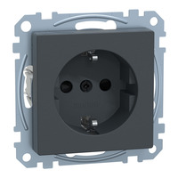 Merten Schutzkontakt Steckdose Standard anthrazit, Retail