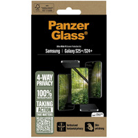 PanzerGlass ECO MATRIX 4-Way Displayschutz Ultra-Wide Fit, Schutzfolie transparent, Samsung Galaxy S25+ / S24+, AlignerKit