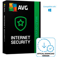  AVG Internet Security, Sicherheit-Software Deutsch, Englisch, Italienisch, Niederländisch, Polnisch, Spanisch, Türkisch, Mehrsprachig, 1 Lizenz, 1 Jahr