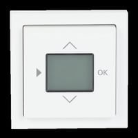 Busch-Jaeger Jalousie Komfort Timer Set Typ 6411 Unterputz mit integrierter Zeitschaltuhr weiß (glänzend), Retail