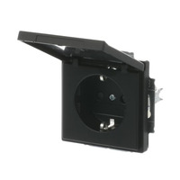 Busch-Jaeger Schutzkontaktsteckdose Einsatz Typ F 20 EUKB-81 anthrazit, Retail