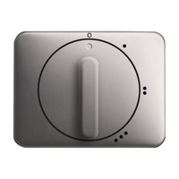 Busch-Jaeger Zentralscheibe für Dreistufen-Drehschalter, Abdeckung platin, Retail