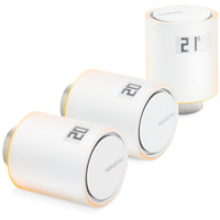 Netatmo Zusätzliche Heizkörperthermostate, Heizungsthermostat weiß, 3er Pack