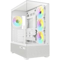 Sharkoon AK7 ARGB , Tower-Gehäuse weiß, Tempered Glass x 2