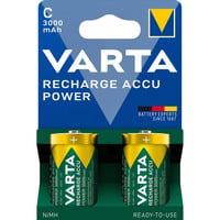 VARTA Recharge Accu Power HR14, C (Baby), 3.000 mAh, Akku 2 Stück