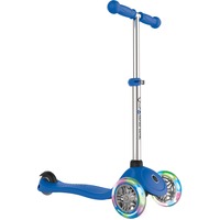 GLOBBER Primo Lights mit Leuchtrollen, Scooter blau