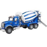 bruder 02814 MACK Granite Betonmisch-LKW, Modellfahrzeug blau/weiß