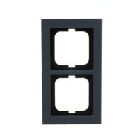 0 Abdeckrahmen 2-fach, Abdeckung blau, Retail