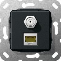 Gira Modular Jack RJ45 Kategorie 6A, Abdeckung Retail