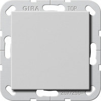 Gira Wippschalter British Standard 20 Ampere 250 Volt mit Wippe matt lackiert, 2-polig, mit Schraubklemmen grau, Retail