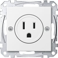 Merten Steckdosen Einsatz polarweiß USA 15 Ampere weiß, Retail