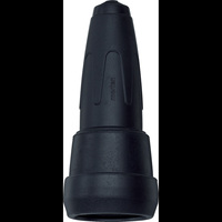 Merten Vollgummi Schutzkontakt-Kupplung mit Schnappkragen, 16 Ampere, 250 Volt, 1-polig schwarz, Retail