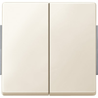 Merten Wippe für Serienwechselschalter und Doppeltaster Einsatz mit Zwischenplatte weiß, Retail