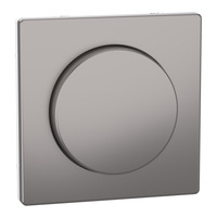 Merten Zentralplatte mit Drehknopf für Dimmer grau, Retail