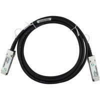 BlueOptics BlueLAN Direct Attach Kabel kompatibel zu Juniper EX-QSFP-40GE-DAC-3M QSFP schwarz, 3 Meter
