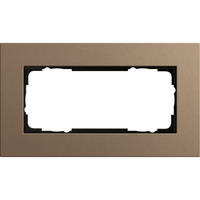 Gira Abdeckrahmen 2 fach, Abdeckung braun, Retail