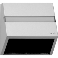 Gira Adapterrahmen Abdeckhaube mit Adapterrahmen für Geräte mit Abdeckung und Schrägauslass IP20 aluminium, Retail