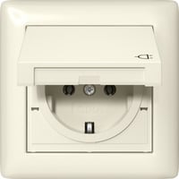 Gira Schutzkontaktsteckdose Typ F mit Klappdeckel und Dichtungsset IP44 weiß, Retail