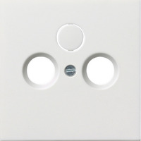 Gira Zentralplatte Antenne Abdeckung für Koaxial-Antennensteckdose Drittes Loch ausbrechbar Retail