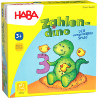 HABA Zahlendino Zahlen- und Memospiel für Kinder von 3 bis 8 Jahren, Lernspiel 