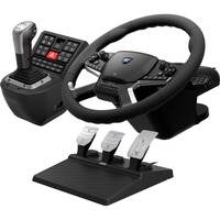 HORI Force Feedback Truck Control System, Simulatoren-Set schwarz/silber, für PC