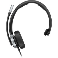 HP Poly Mission 615 Mono-USB-Headset (kabelgebunden) schwarz, USB Type-C und Type-A, PU-Leder-Ohrpolster (Oberflächenmaterial)