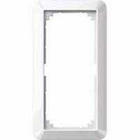 Merten Rahmen zwei fach ohne Mittelsteg weiß (glänzend), Retail