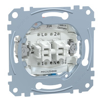 Merten Serienschalter-Einsatz 1-polig 10 Ampere MEG3125-0000 Unterputz mit Steckklemme Retail