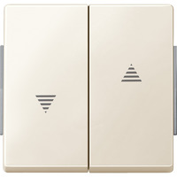 Merten Wippe für Rollladen-Wippschalter und Wipptaster Einsatz weiß, Retail