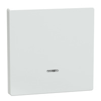 Merten Wippe mit Kontrollfenster für Kontrollschalter- und Taster-Einsatz, einteilig, glänzend weiß (glänzend), Retail