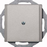 Merten Zentralplatte Aluminium mit Traggestell und Zugentlastung Leitungsauslass Typ 295660 aluminium, Retail