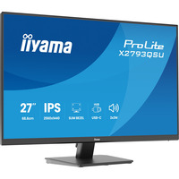 iiyama ProLite X2793QSU-B1, LED-Monitor 68.5 cm (27 Zoll), schwarz (matt), QHD, IPS, HDMI, DP, USB-Hub