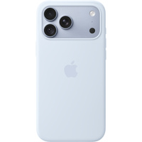 Apple Silikon Case mit MagSafe, Handyhülle hellblau, iPhone 18 Pro Max