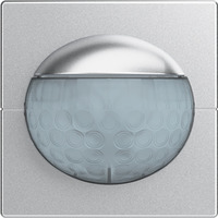 Busch-Jaeger Multi Sensor mit Multilinse und Umgebungslichtmessung, Bewegungsmelder edelstahl, Retail