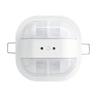 Busch-Jaeger Präsenzmelder mit KNX-Busankoppler, 2 Kanäle, Unterputzmontage, 91x91x49 mm, Bewegungsmelder weiß (matt), Retail