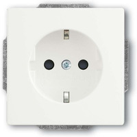 Busch-Jaeger Schutzkontakt Steckdosen Einsatz 2300 EUCB-884 weiß, Retail