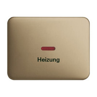 Busch-Jaeger Wippe mit Aufdruck Heizung Notschalter bronze, Retail