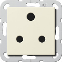 Gira Steckdose British Standard Rundstift 15 Ampere weiß, Retail