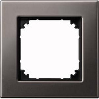 Merten Metallrahmen einfachrahmen matt unbehandelt, Abdeckung Retail