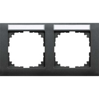 Merten Rahmen zweifach anthrazit, Retail