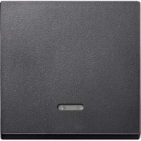 Merten Wippe Kontrollfenster für Schalter und Taster Einsatz, zweiteilige Wippe, Thermoplast anthrazit, Retail