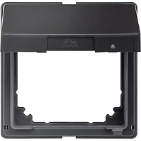 Merten Zwischenring Aquadesign mit Klappdeckel, Abdeckung anthrazit, Retail