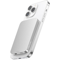 Nevox Wireless Magnetic POWERBANK QI2 - 5000mah silber/weiß