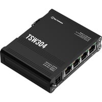 Teltonika TSW304 Switch schwarz, Ethernet Switch mit DIN-Schiene
