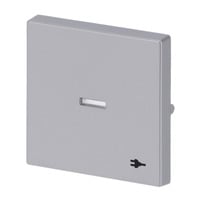 0 Busch-J. Wippe mit Aufdruck alusilber 1789 ST-83 aluminium, Retail