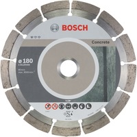 Bosch Professional Diamanttrennscheibe Standard for Concrete, Ø 180mm 10 Stück, Bohrung 22,23mm