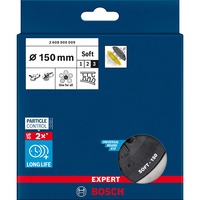 Bosch Professional Expert Multiloch Stützteller, weich, Ø150mm, M8, Schleifteller schwarz, für Bosch Exzenterschleifer