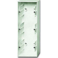 Busch-Jaeger Aufputzgehäuse 3-fach zur Aufnahme von Einsätzen 1703-884 weiß (matt), Retail