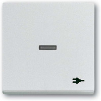 Busch-Jaeger Busch-J. Wippe mit Aufdruck alusilber 1789 ST-83 aluminium, Retail