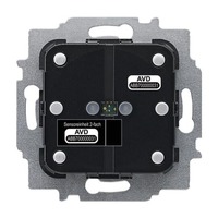 Busch-Jaeger Taster vierfach mit integriertem Temperaturfühler, Unterputz, KNX-Bussystem, Schutzart IP20 Retail